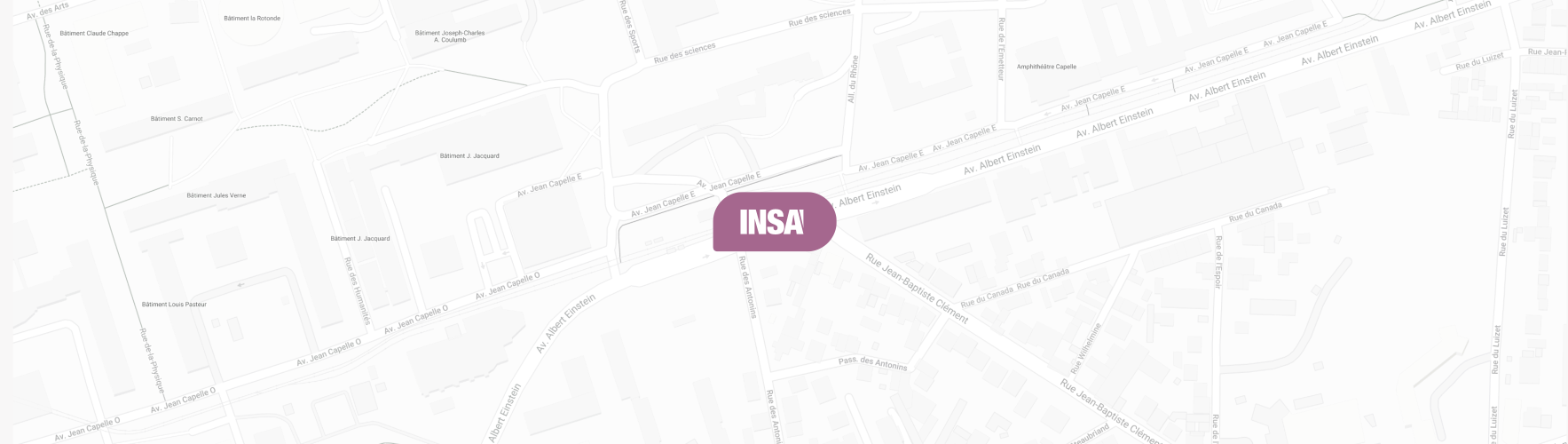 plan localisation INSA Lyon